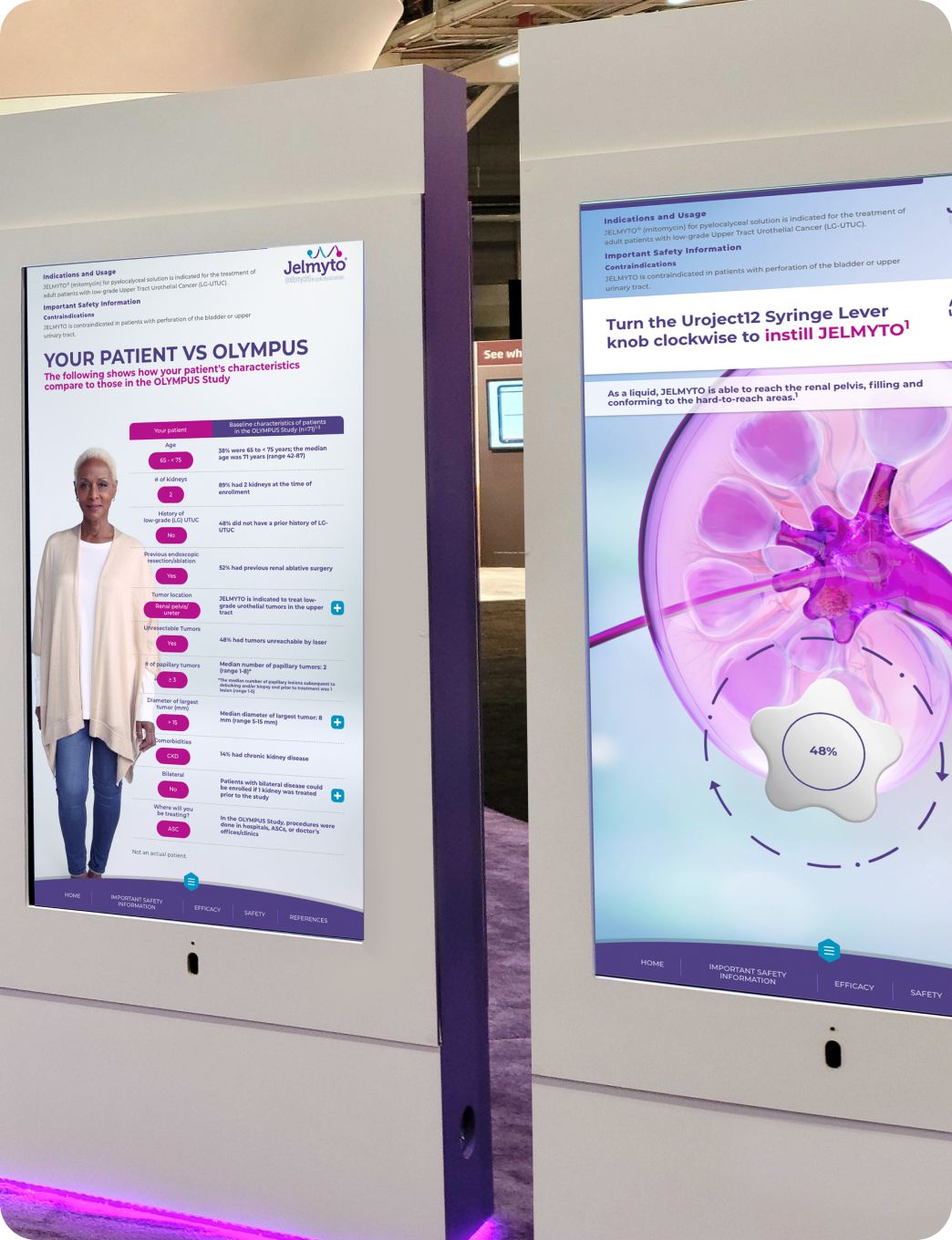 Patient ID touch screen panel